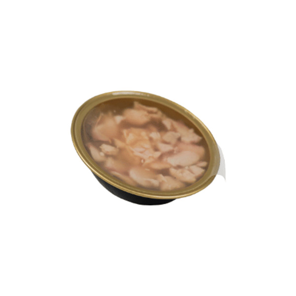Pet food cup filling and sealing machine for Australian production